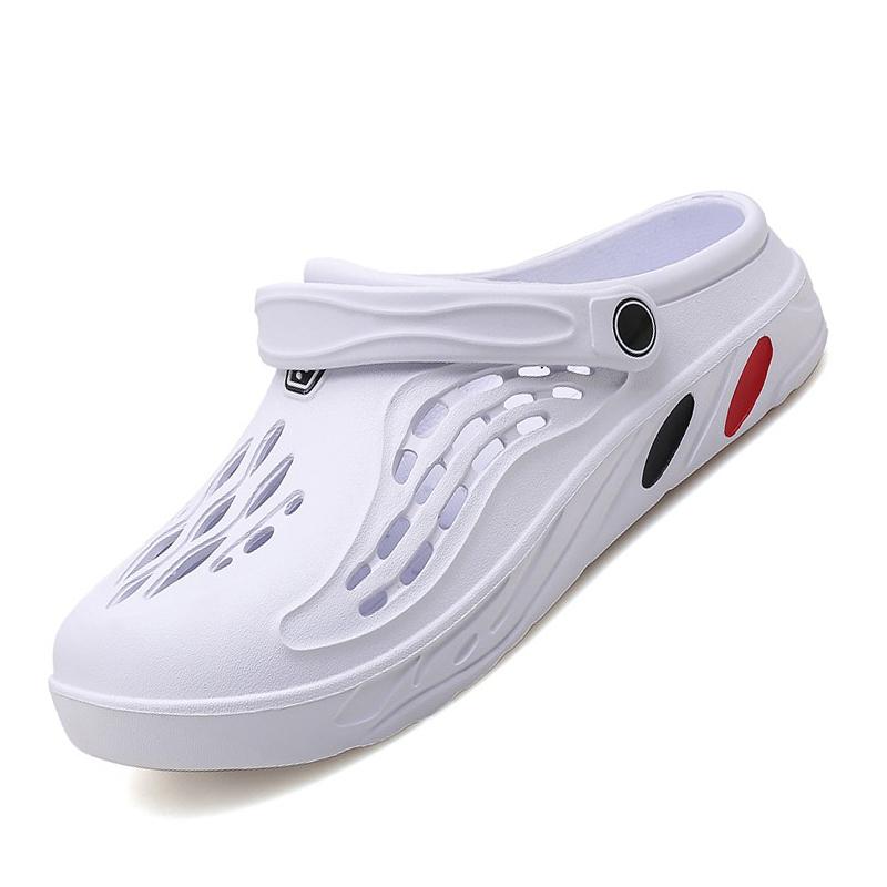 

Пляжная мужская обувь, женские сандалии, летние шлепанцы, уличные сандалии, дышащая повседневная садовая обувь, пляжные сандалии для пар, шлепанцы, обувь 38