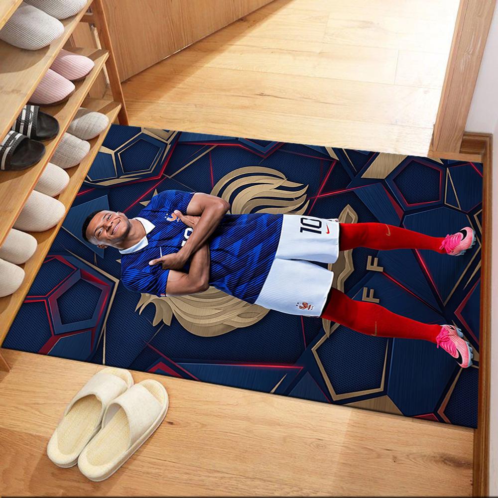 Mbappe 171 Floor Rug Office Rug Perfect for Dormitory Outdoor Dining Room Bedrooms Antislip Carpet Office home decor