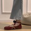Fashion Ballets Style Flats Women Mary Jane Shoes Fashion Ladies Shallow Butterfly-knot Single Shoes