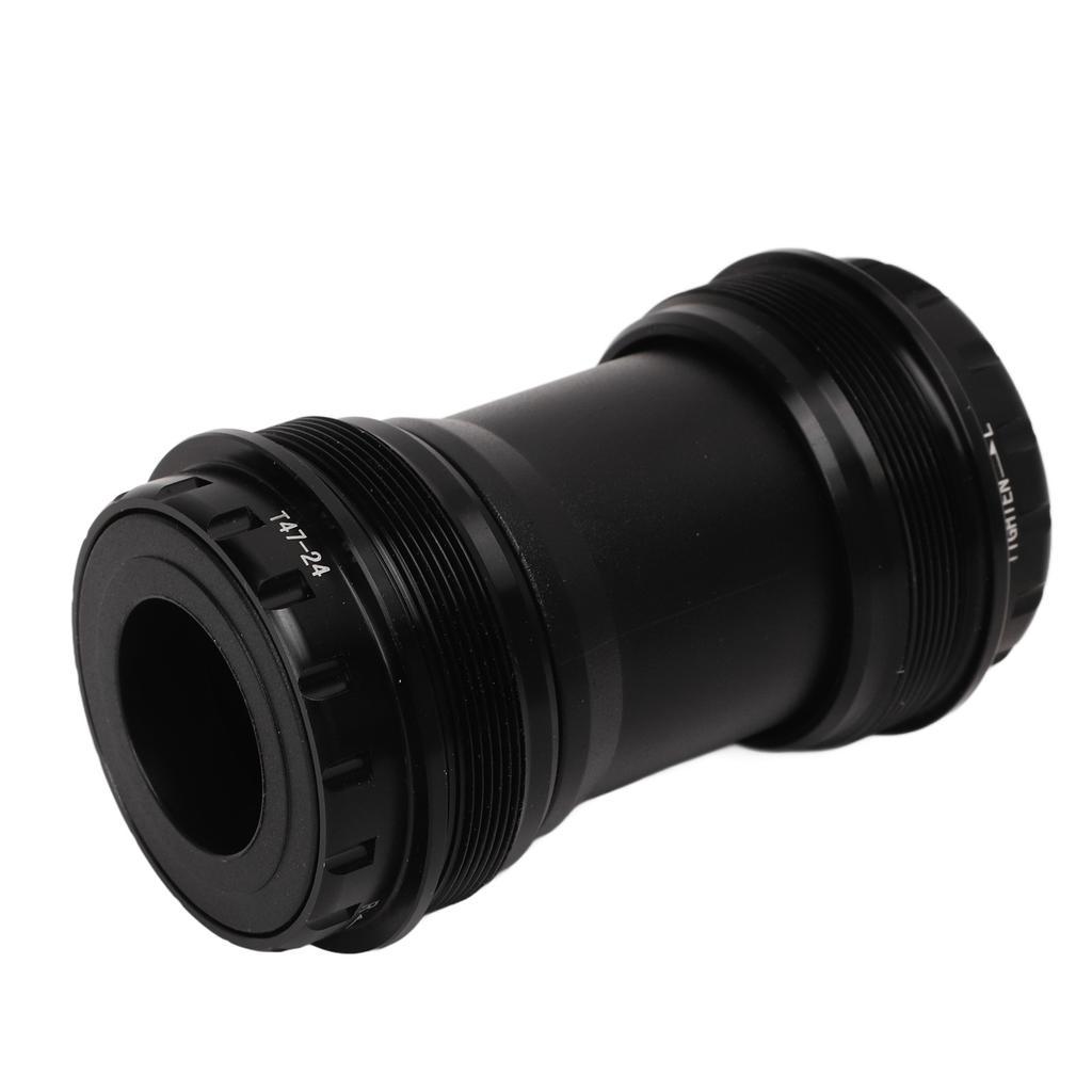 Bike Bottom Bracket Aluminum Alloy 24mm Thread Ceramic Bearings Road Bike Center Shaft