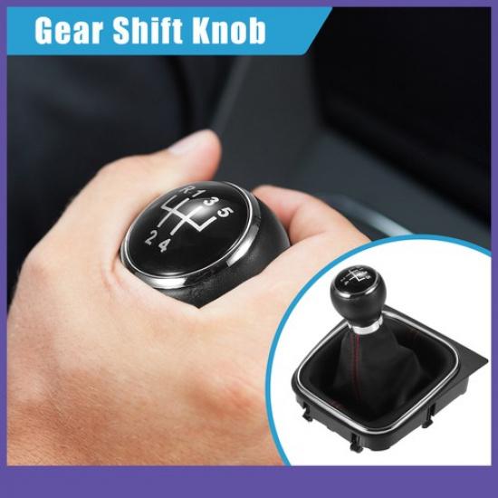 5 Speed Manual Gear Shift Knob W Gaiter Boot ONE  for Volkswagen Golf MK5