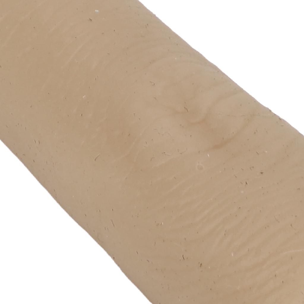 Nail Training Finger Bendable Flexible Silicone Practice Finger Model for Tattoo Acupuncture Practice 2pcs