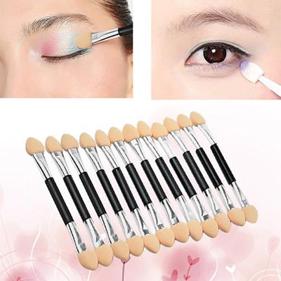 10/12/24/25/100x Makeup Double-End Eye Shadow Sponge Brushes Applicator Cosmetic Beauty Tool