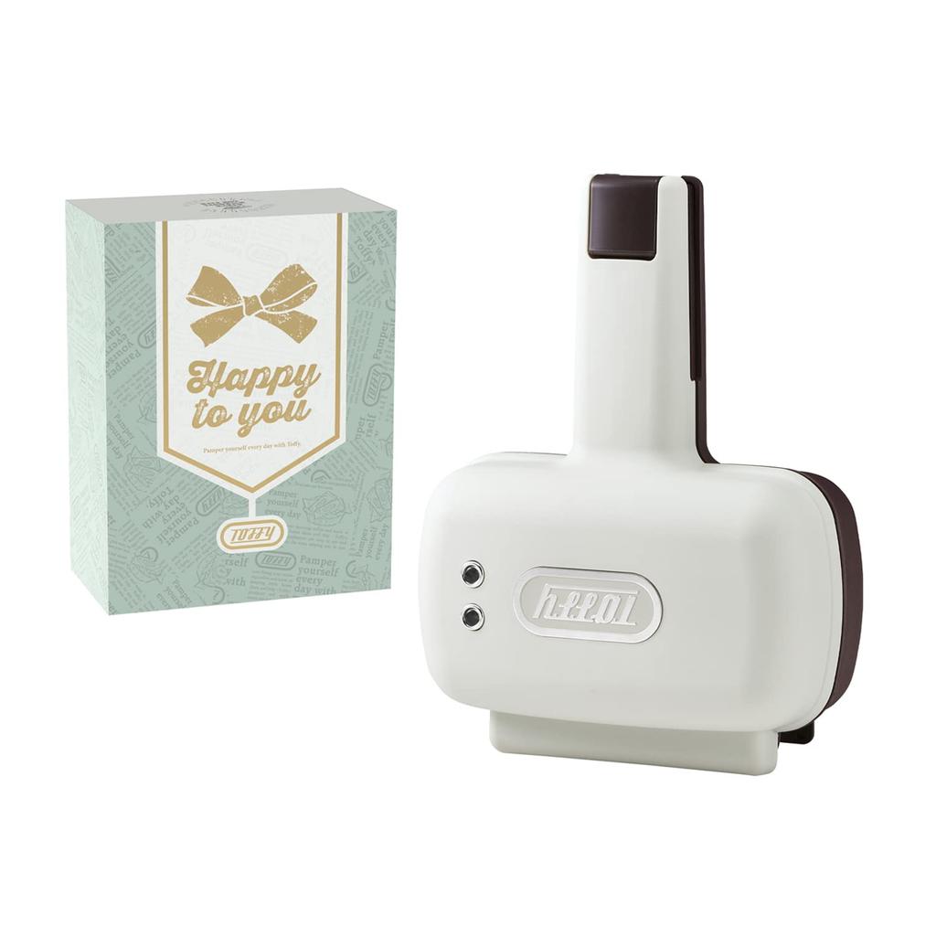 [Official Store & Online Exclusive] [Toffy] Half Toasted Sandwich Maker K-HS3 (Ash White) with Direct Store Exclusive Gift Package. Single-Bread
