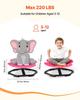 Kinder Drehstuhl, 100 kg Tragfähigkeit, Sensorischer Drehstuhl in Blumenform, Sensorischer Spielzeugsitz für autistische Kinder mit rutschfester Metallbasis, Kleinkind Sit & Spin