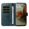 For Motorola Moto G55 5G Leather Case Wallet Phone Cover Dandelion Imprint