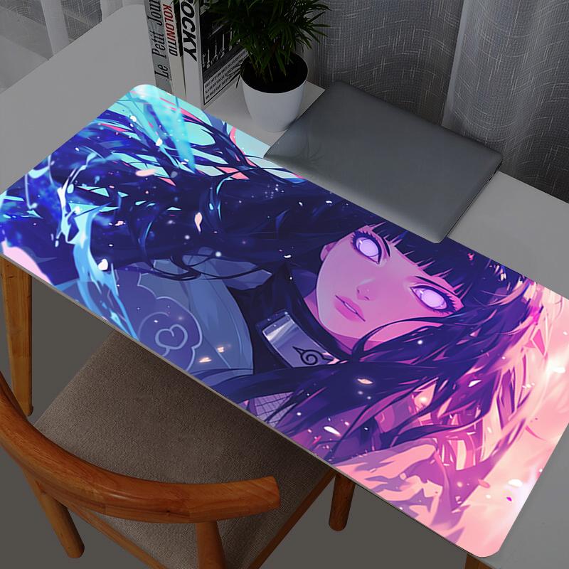 Naruto Hyuuga Hinata Large Mouse Pad Pc Speed For E-sports Players 800x300 Laptop Computer Keyboard Desk Mat Xxl Mousepad