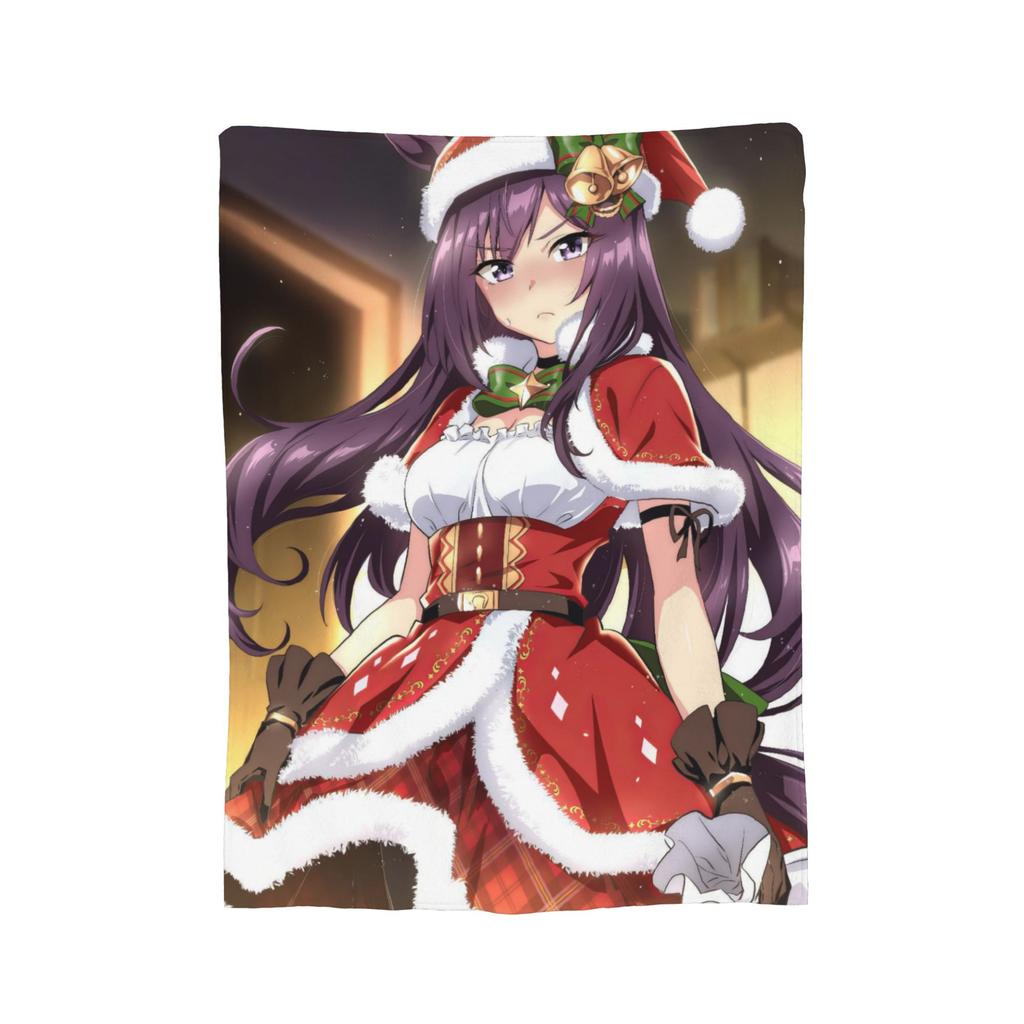 Anime Uma musume Pretty Derby Decken Fleece Druck Multifunktionale Weiche Überwurfdecke für Bettwäsche Reisebettwäsche Überwürfe