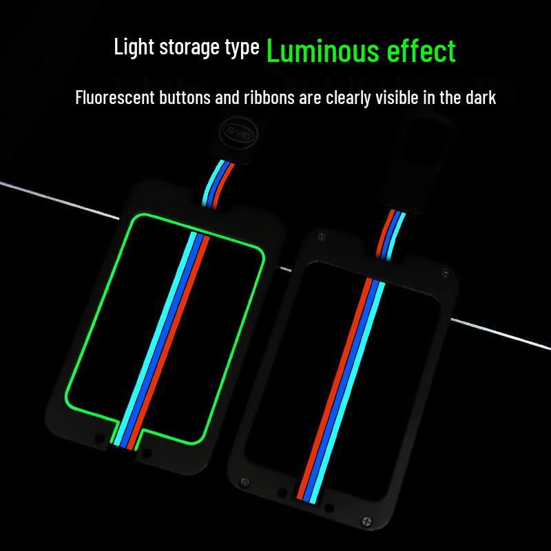 High-End Aluminum Alloy Key Cover for BYD Han EV, Qin, Song Pro, and Han DM