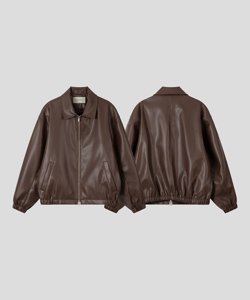 Black Moment Signature Synthetic Leather Oversized 2-Way [Brown]