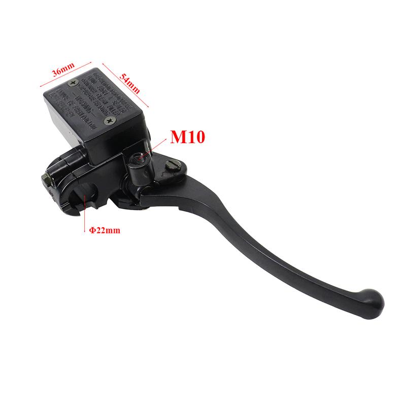 Universal 22MM Motorcycle Right Brake Clutch Master Cylinder Reservoir Levers For Honda TRX 250 300 350 450 FourTrax Rancher 500