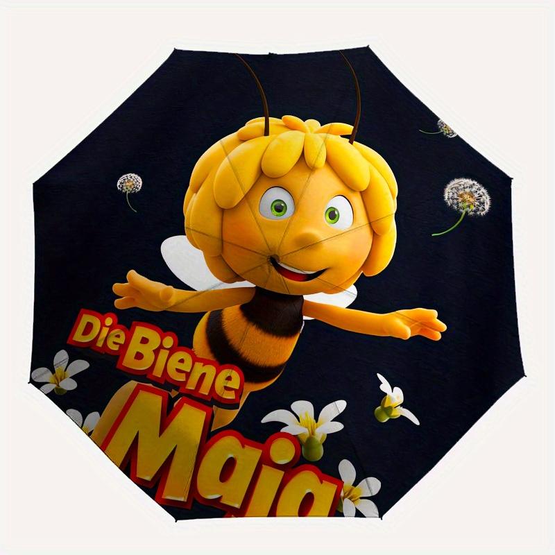 1pc Die Biene Maja Umbrella with Plastic Handle,Suitable for All Seasons Home Travel Outdoor UmbrellaM1177