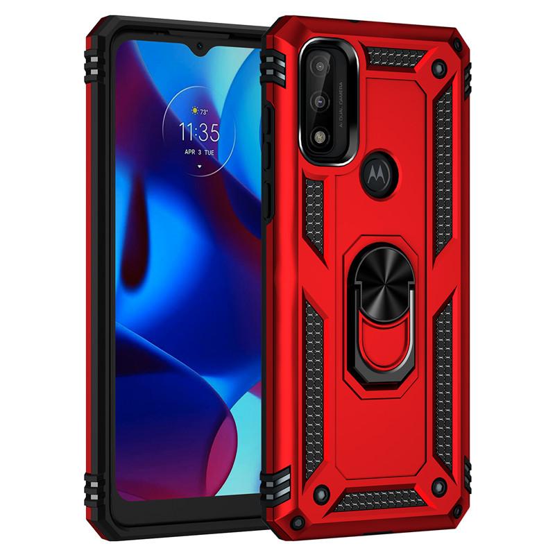 Für Motorola Moto G Pure Fall Luxus Rüstung Magnetische Ring Telefon Fall Für Moto G Pure Stand Halter Zurück Abdeckung