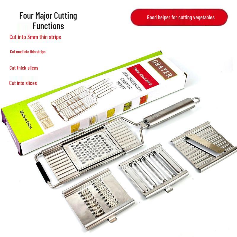 

Ручная овощерезка и терка из нержавеющей стали - Многофункциональная шинковка