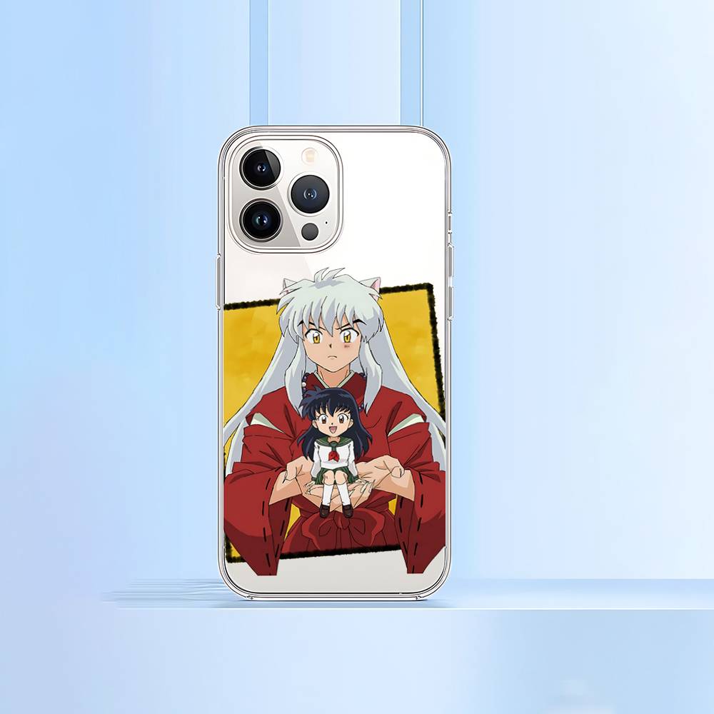 Anime I-Inuyasha Sesshoumaru Phone Case For IPhone 17 16 15 12 11 Pro Max 14 Plus 13 Mini Clear Cover Soft Funda