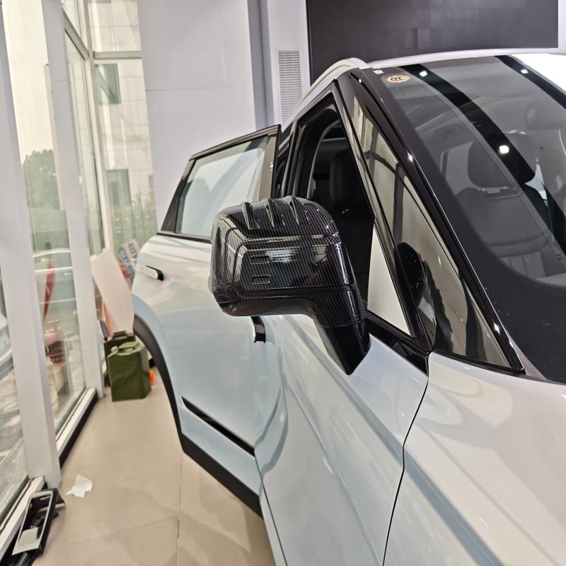 For Chery JAECOO J7 2024 2025 ABS carbonfiber Side Door Mirror Cover rear foglamp door handle Car Fuel Tank Cap Cover stickers