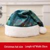 Adult Christmas Hat with Colorful Stars - Super Soft Fabric for Holiday Parties