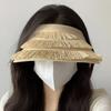 Empty Top Tassel Straw Hats Designer Sunshade Cap Wide Brim Empty Top Sun Hat  Outdoor