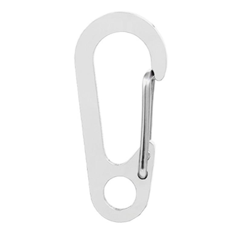 10Pcs Carabiner Hook for Camping Hiking Fishing D Shape Keyring Carabiner Spring Snap Clip Hook Snap Hook Carabiner Clip