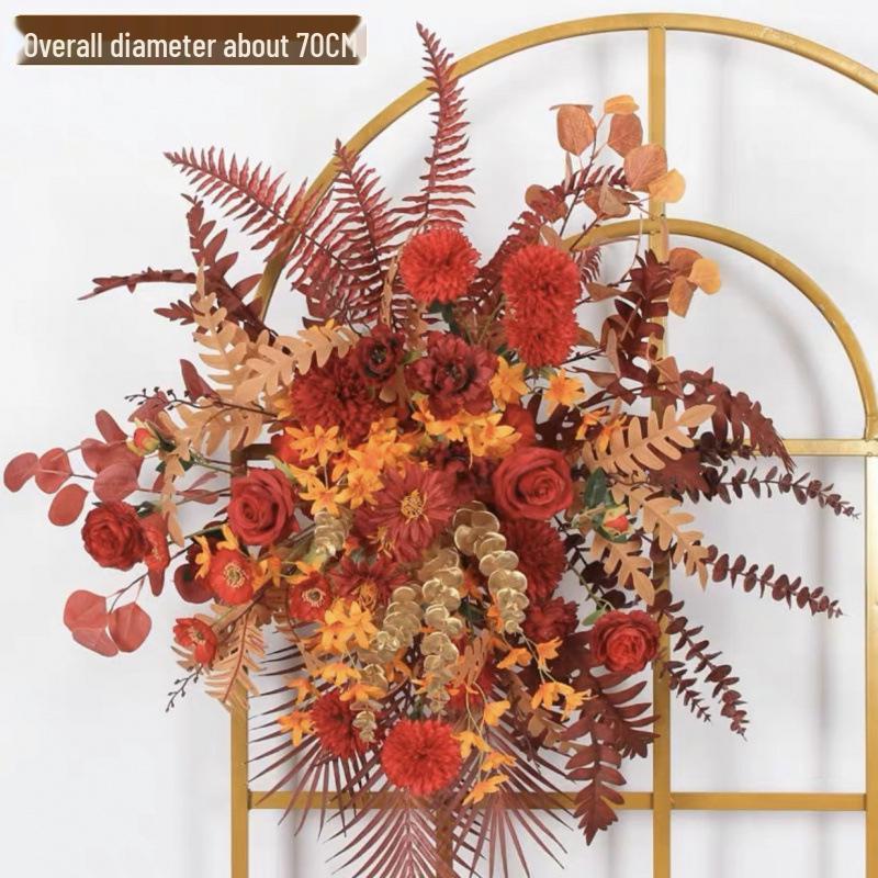 Stor Eukalyptus Silkesblomma Bordsdekoration för Bröllop