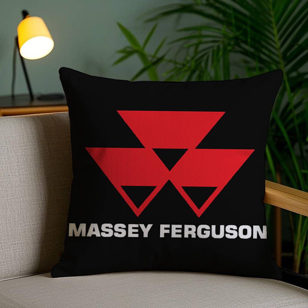 M-Massey F-FergusonS Pillow Case Sofa Short Plush Double-sided HD Printing Room Home Office Gift Cushion Cover