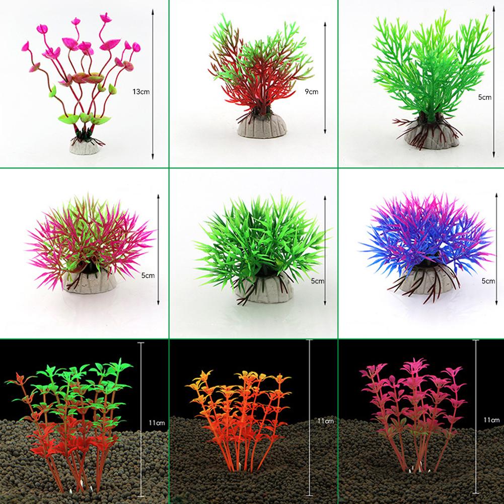 Simulation Artificial Plants Aquarium Decor Grass Water Weeds Ornament Plant Fish Tank Aquarium Grass Decoration Accessories