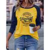 T-shirt a maniche lunghe, T-shirt casual a maniche lunghe, abbigliamento da donna, nuovo stile 2026, top a maniche lunghe