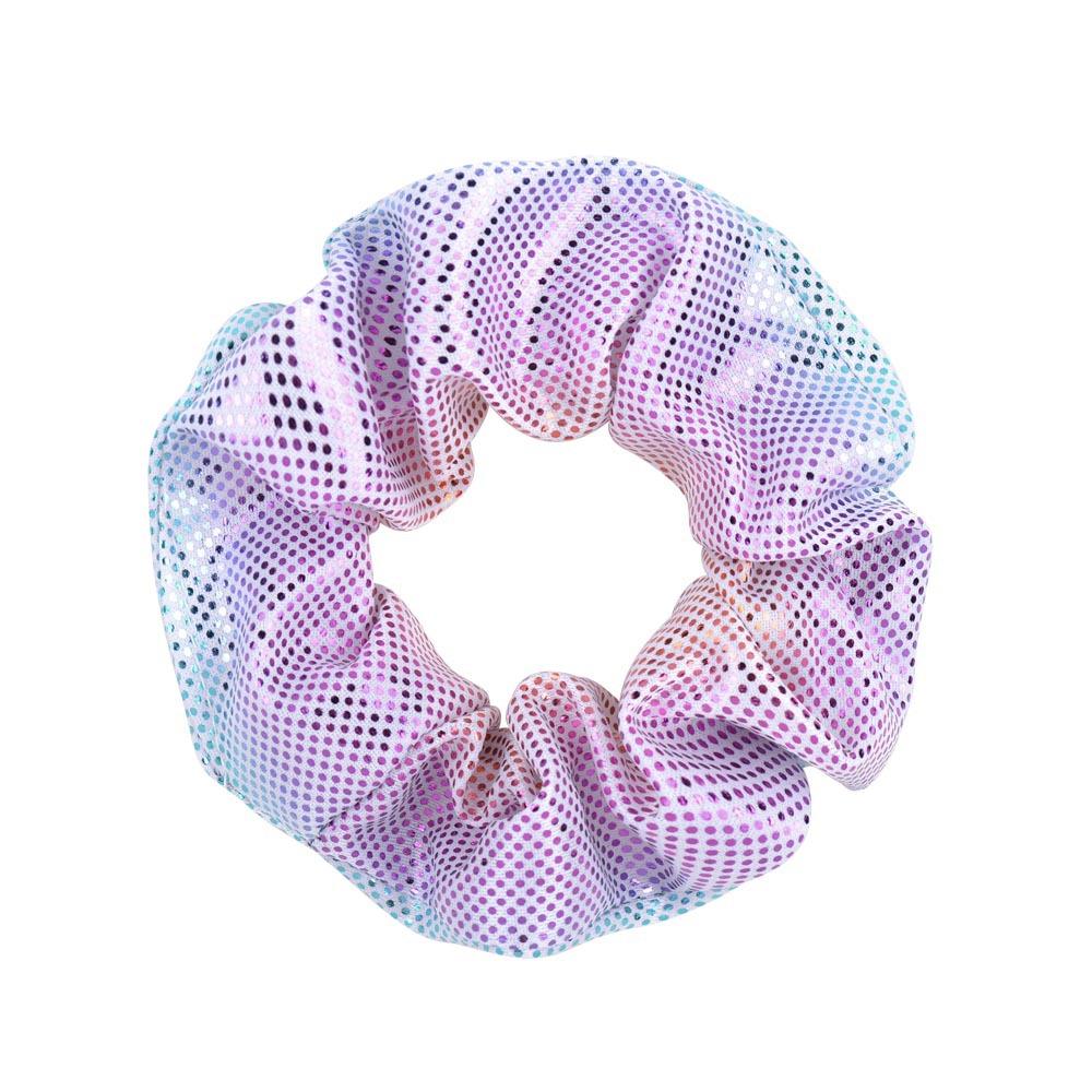 10 Stück Glänzende Metallic Scrunchies Haargummi Meerjungfrau Elastische Haarbänder Scrunchy Pferdeschwanzhalter Accessoires für Frauen Mädchen
