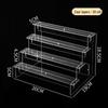 Transparent Multilayer Acrylic Display Stand for Figurines and Dolls