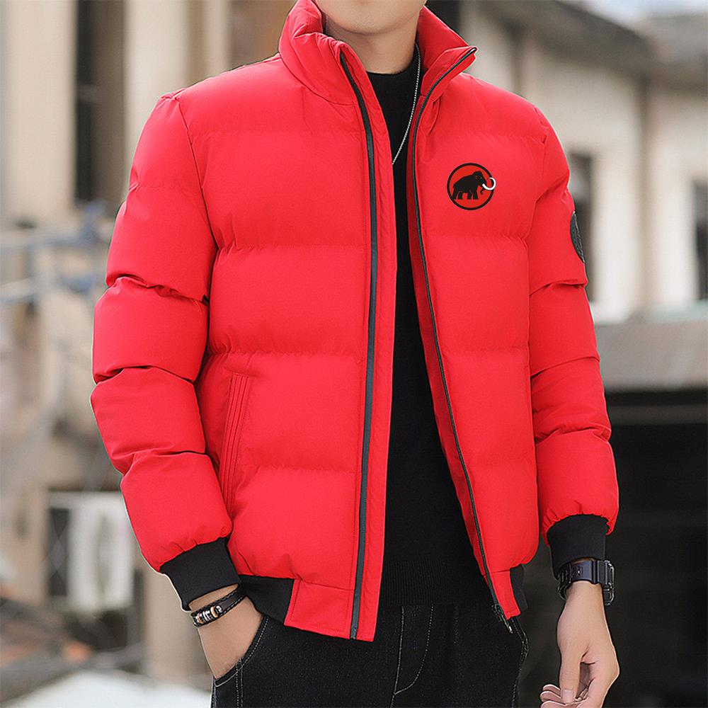 2024 Пальто с воротником-стойкой Осенняя куртка Мужская хлопковая подкладка Корейская — фото 9