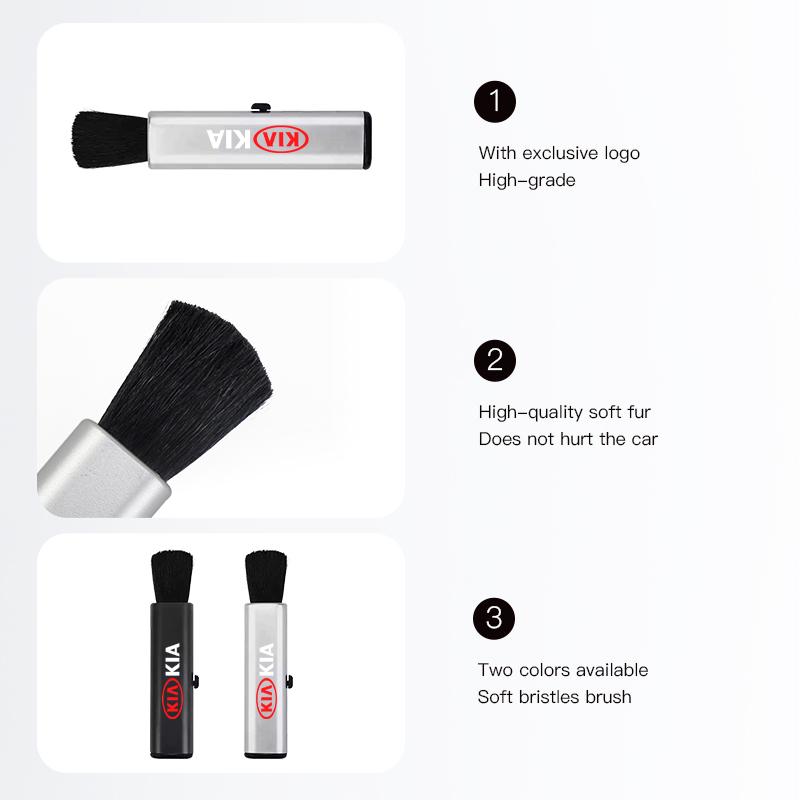 Car Seat Gap Cleaning Brush Air Conditioning Dust Removal Brush Valve For KIA K9 Sportage Niro K5 Carnival EV6 EV9 EV3 Stinger Rnqt40