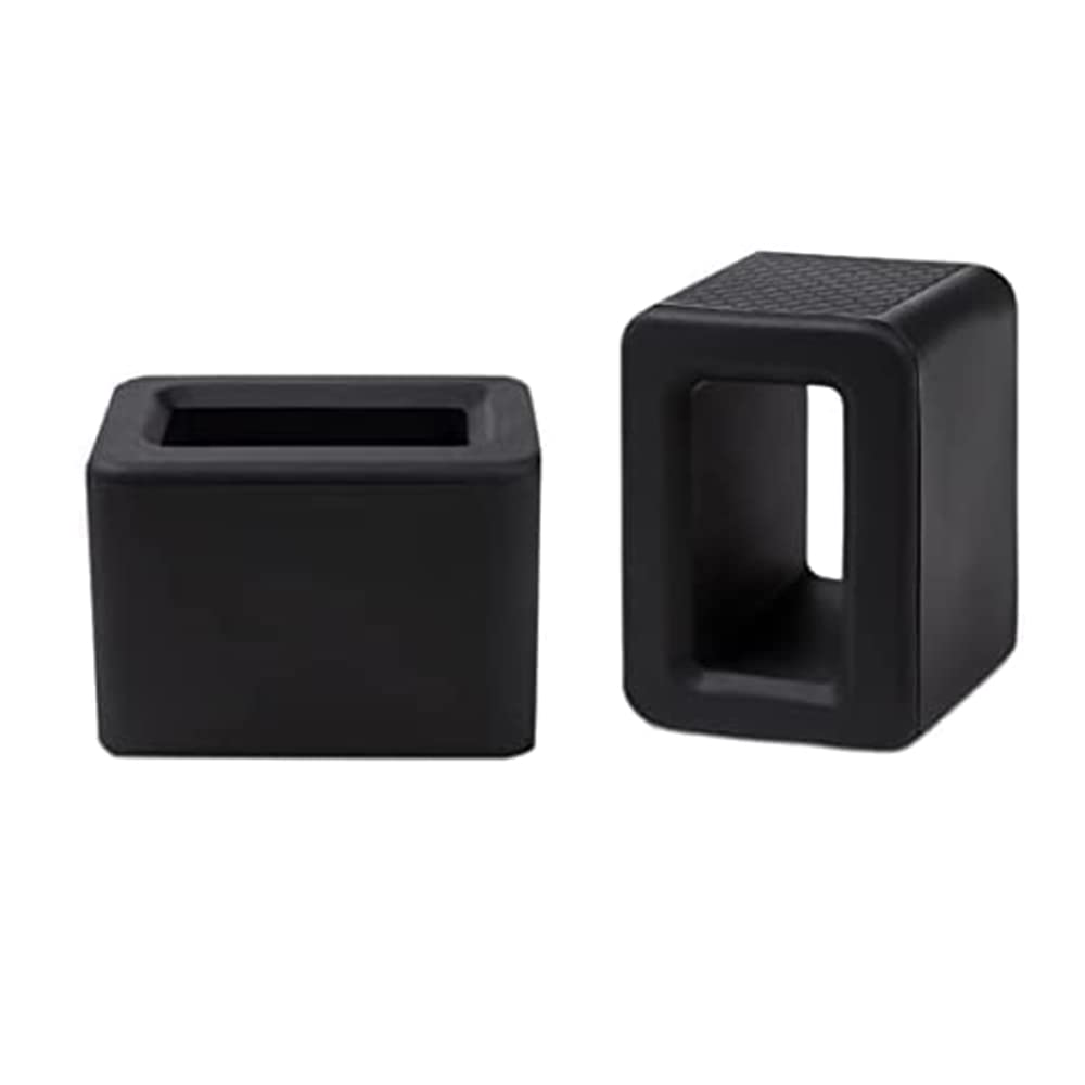 

PAIFIEVD Seat Belt Buckle Holder, 2pcs Silicone Seat Belt Guard Receiver, Black чёрный