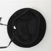 Béret en Laine en Stock: Chapeau d'uniforme chaud et réglable en feutre épais avec garniture en cuir