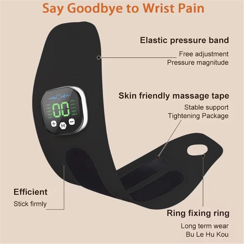 Portable Wrist Massage Strap Wrist Support Brace For Office Worker And Gamers With Quiet Operation