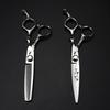 6.0 Inch Nimpson, Hair Scissors, Hair Scissors, Flat Scissors, Bangs Scissors, Tooth Scissors, Thinned, Knife Head Engraving