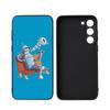 Cute Futuramas For Kid For Samsung Galaxy S25 S24 S23 Ultra S22 S21 Plus S20 Black Soft Silicone Protective Case