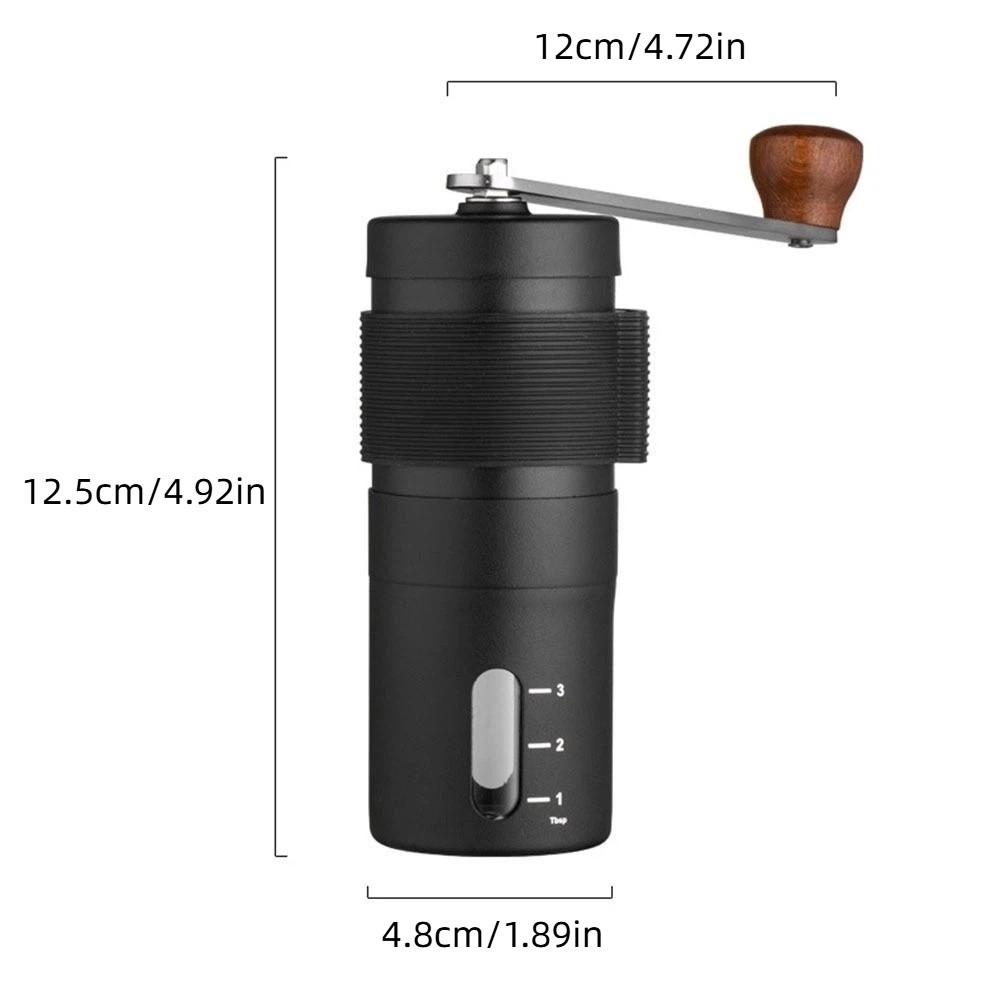 Portable Manual Coffee Grinder Adjustable Burr Coffee Making Tool Coffee Bean Grinder Travel Use