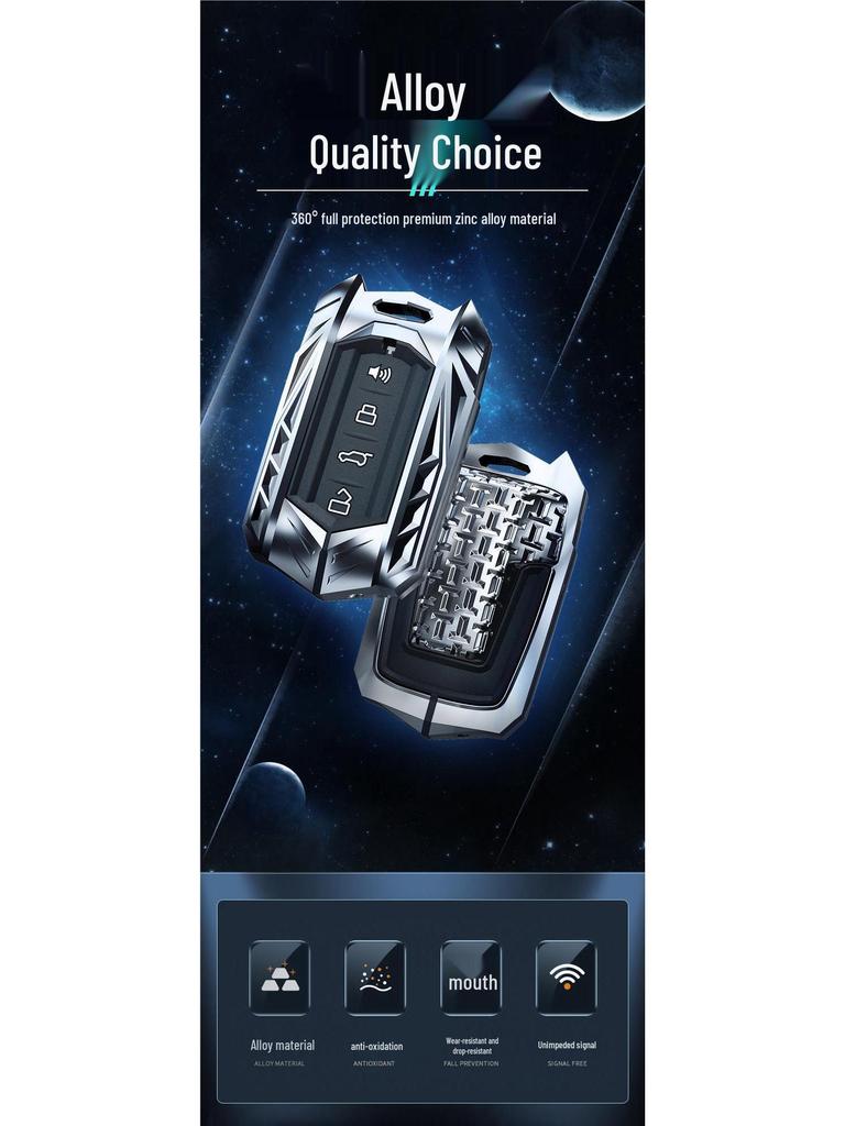 21 Tank Key Shell: Signal-Friendly Tank 300 Silicone & Zinc Alloy Car Key Cover