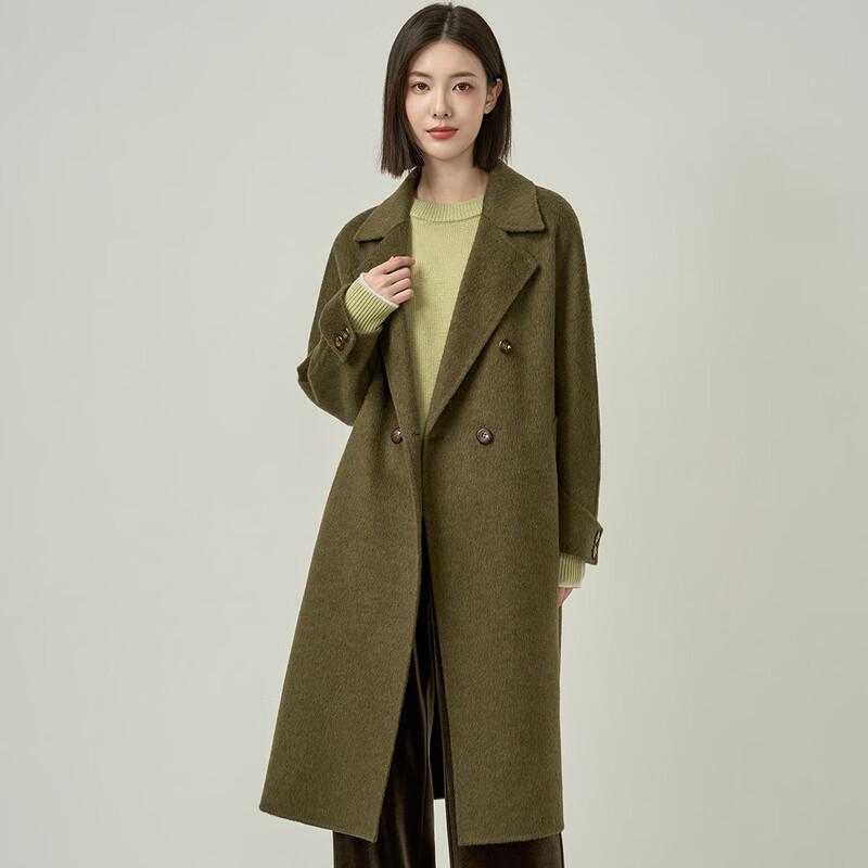 IVENI Women's Classic Wool Blend Coat