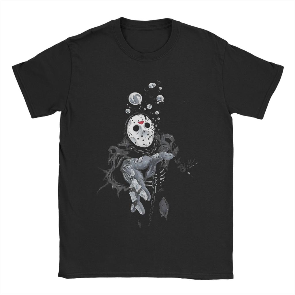 Jason Voorhees Friday 13th  T Shirt friday 13th Pure Cotton Clothing Funny Short Sleeve Round Neck Tees 4XL 5XL 6XL T-Shirt