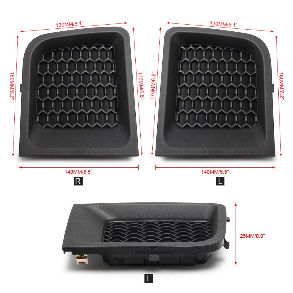 Samochodowy Przedni Lewy i Prawy Dolny Wkład Kratki Zderzaka Ramka Pokrywa Zamiennik 5XB63LXHAA Dla Jeep Renegade 2015-2017