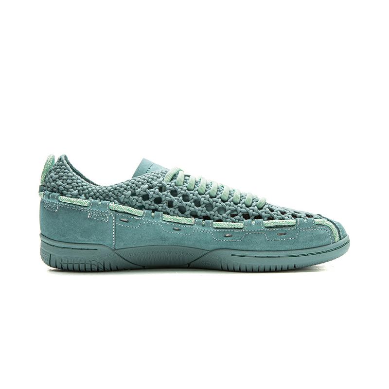 Li Ning Abrasion Resistant Breathable Low Top Table Tennis Shoes Unisex French Emerald Green AZGV209-2