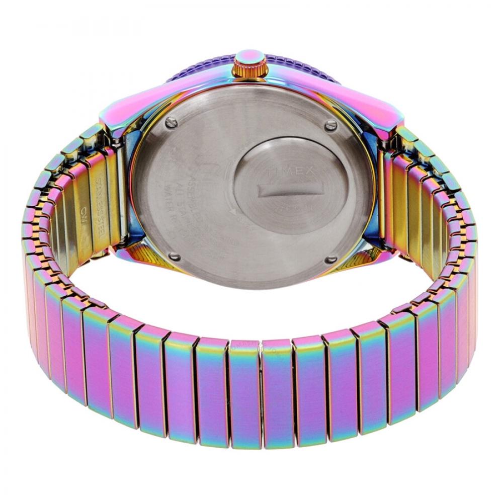 Timex Q Timex Iridescence Quartz Expansion Band Ladies Watch Tw2w41100 Tw2w41100vQ