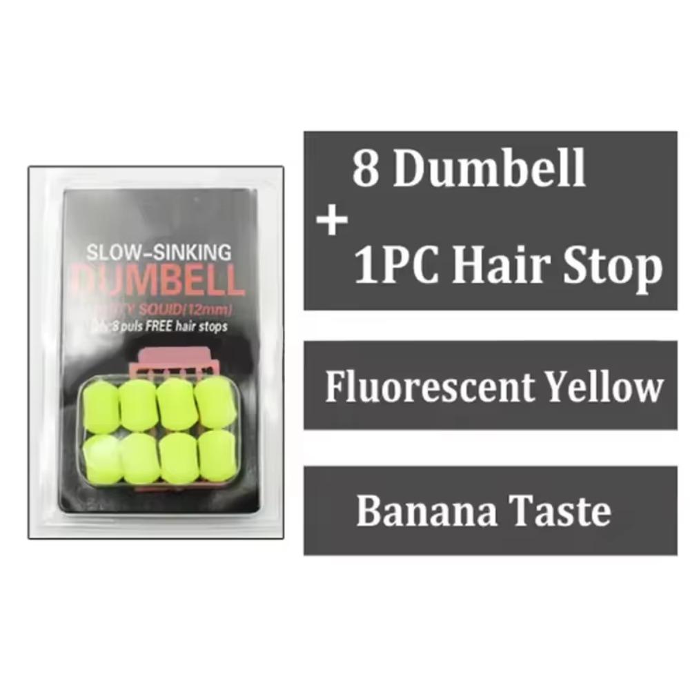 8 ks/balení 12mm Návnada na kapry Ovocná chobotnicová příchuť Plovoucí umělá nástraha Rybářské náčiní