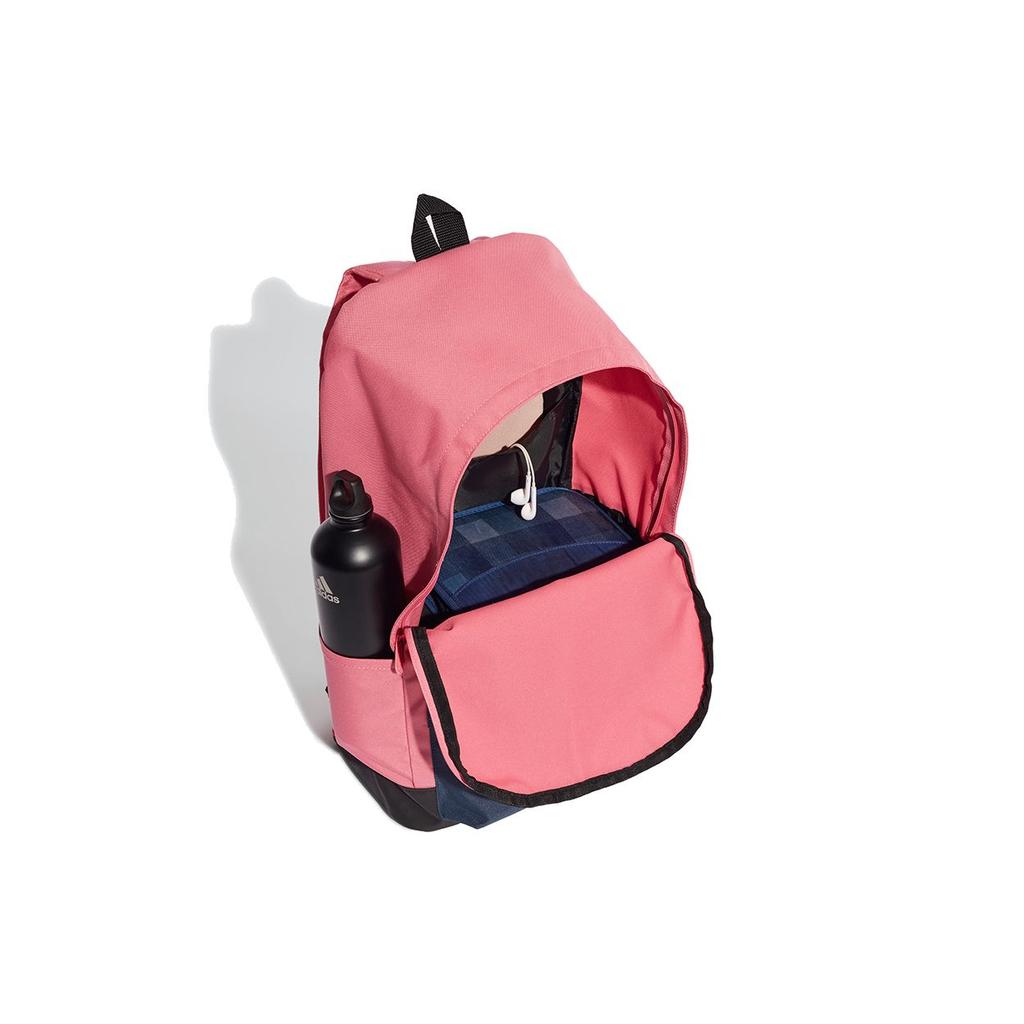 Adidas Neo Clsc Xl Sports Backpack Pink And Blue Color Block With Zipper Pocket Unisex Backpack H35718