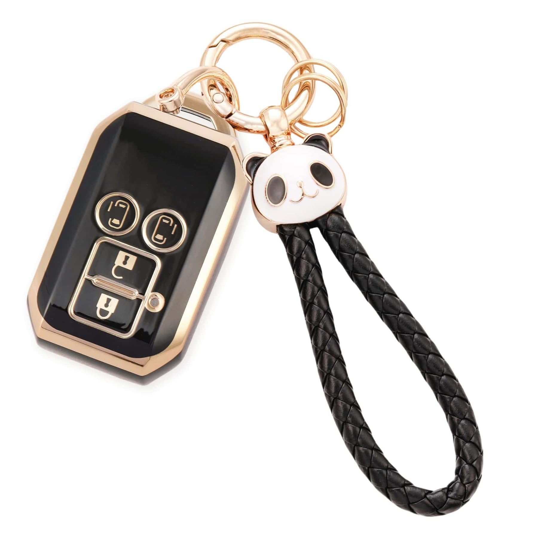 [HOYZE] Spacia Key Case Compatible with Suzuki Spacia Custom Flare key case золотой