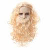 White Beard Santa Beard Wig Full Set Beard And Wig Set Combo Santa Claus Beard Wig  Christmas Party