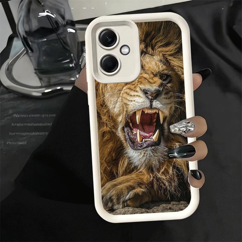Phone Case for Xiaomi Redmi Note 15 14 13 Pro Plus Lion Male Man King Shell 12S 11 11S 11T 5G 14S Soft Silicone Funda