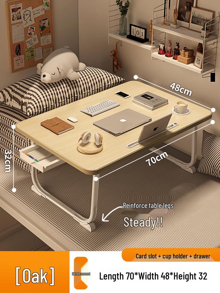 Compact Folding Bedside Desk – Ideal for Students, Dorms, and Offices