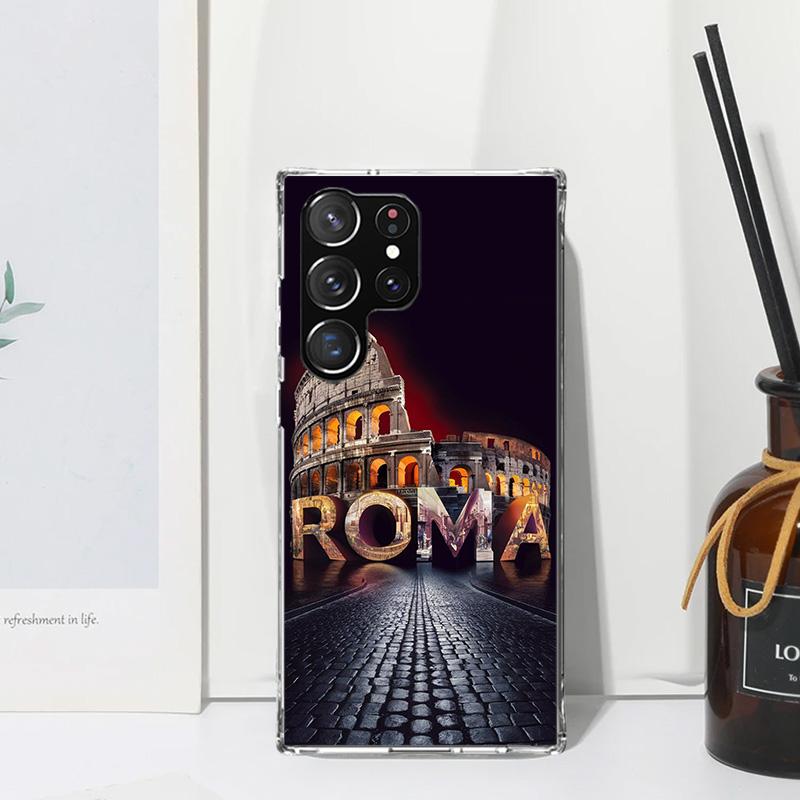 Roman Colosseum Phone Case For Samsung Galaxy S26 S25 Edge S24 FE S23 S22 Ultra S21 Plus S20 + Art Fundas Back Cover Galaxy S25